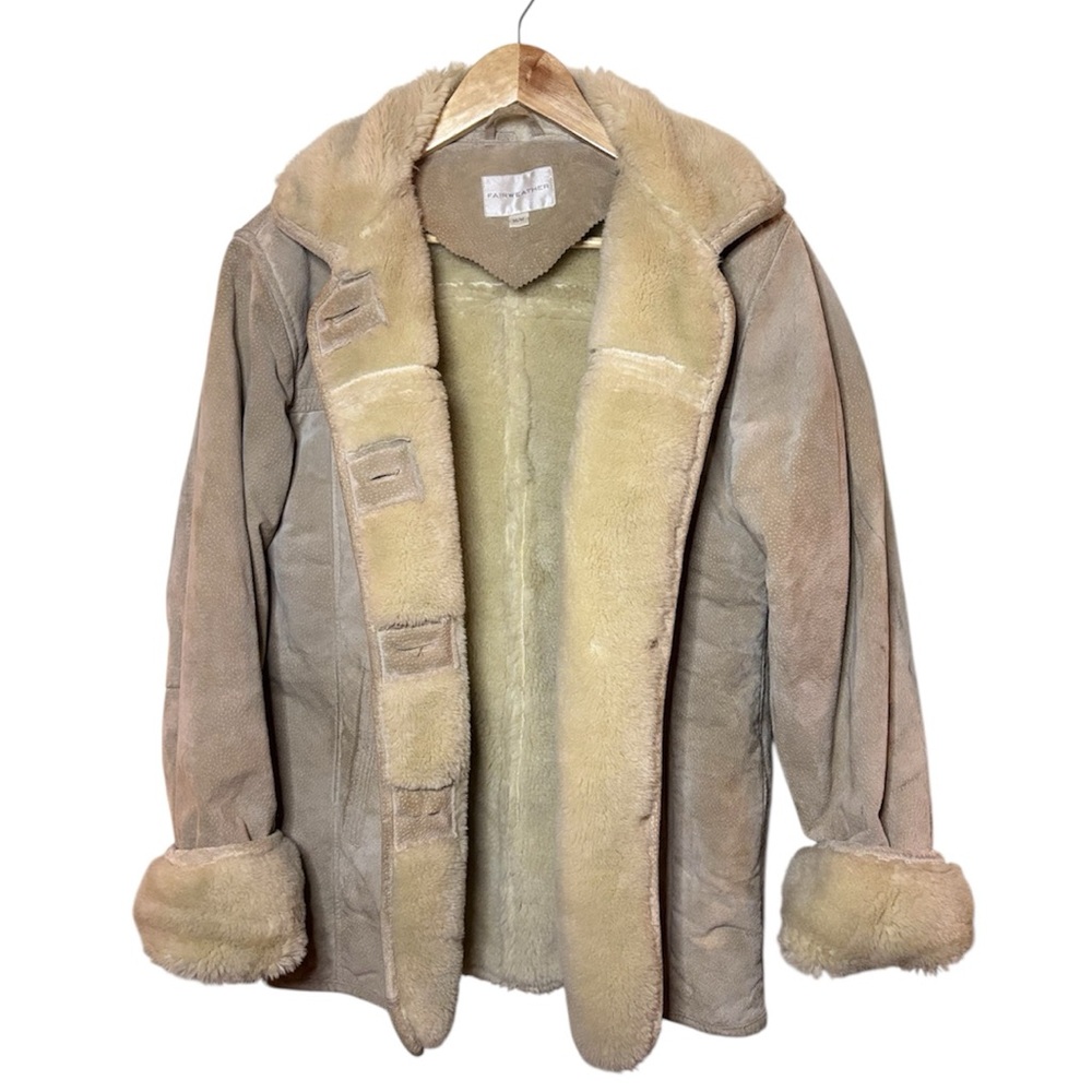 CCO Vintage Women's Tan‎ Suede Coat